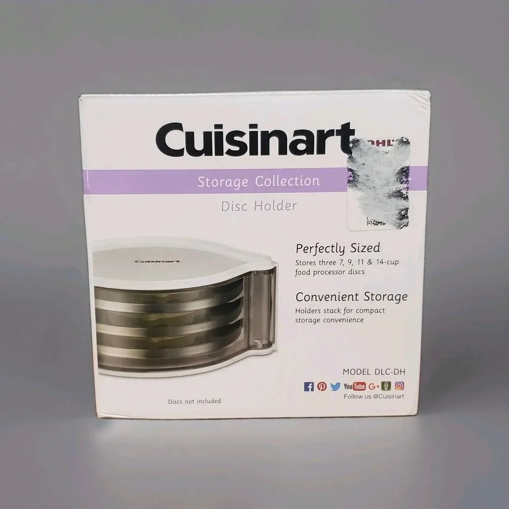 Cuisinart Food Processor Storage Collection Disc Holder - Model DLC-DH New W/box